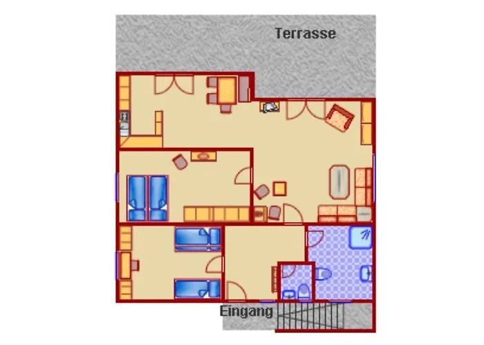 Ferienhaeuser Im Weissensee Im Allgaeu E 度假居